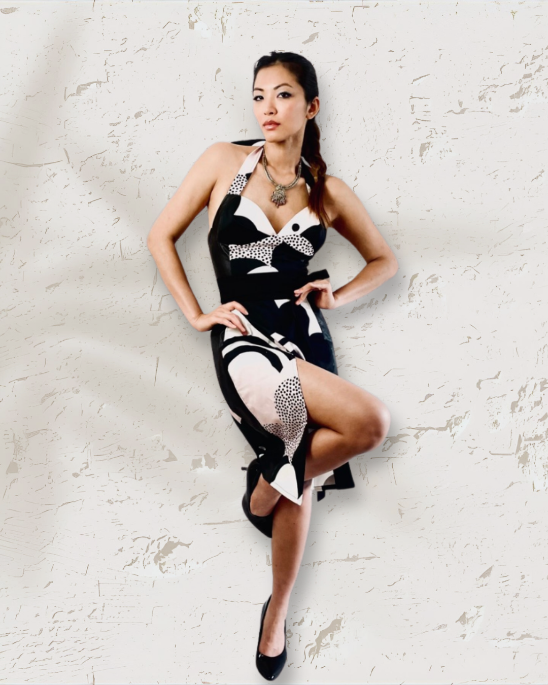Origami Halter Dress