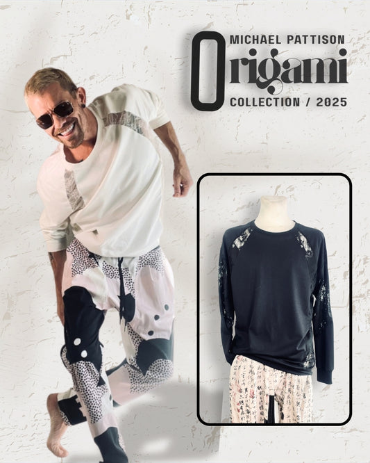 Raglan Lace Paneled Sweater